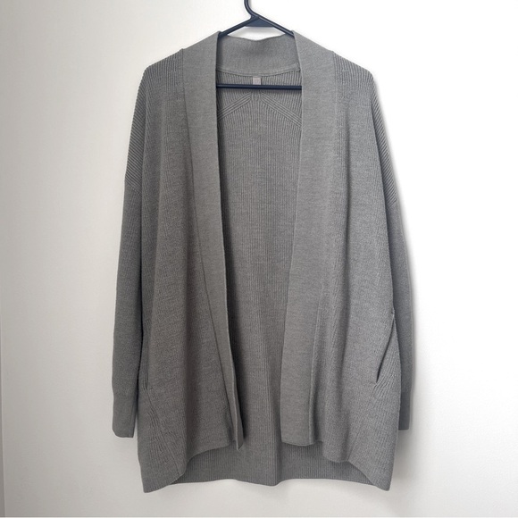 Lululemon Merino Wool Blend Long Cardigan Size 6 - Picture 1 of 8